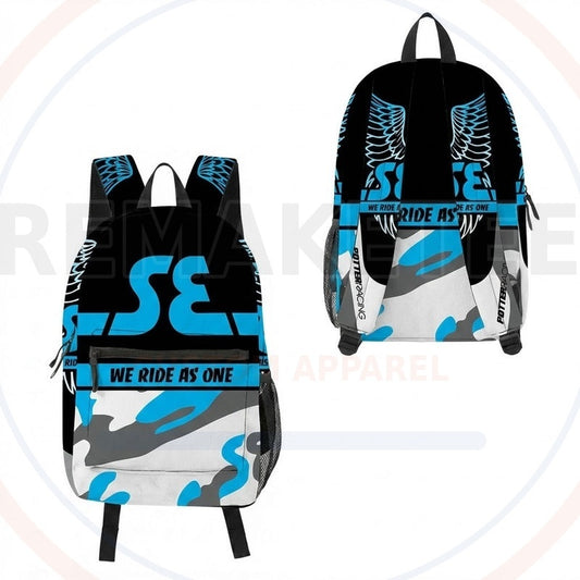 RemakeTee Custom Vintage Retro BMX Racing Backpack 029