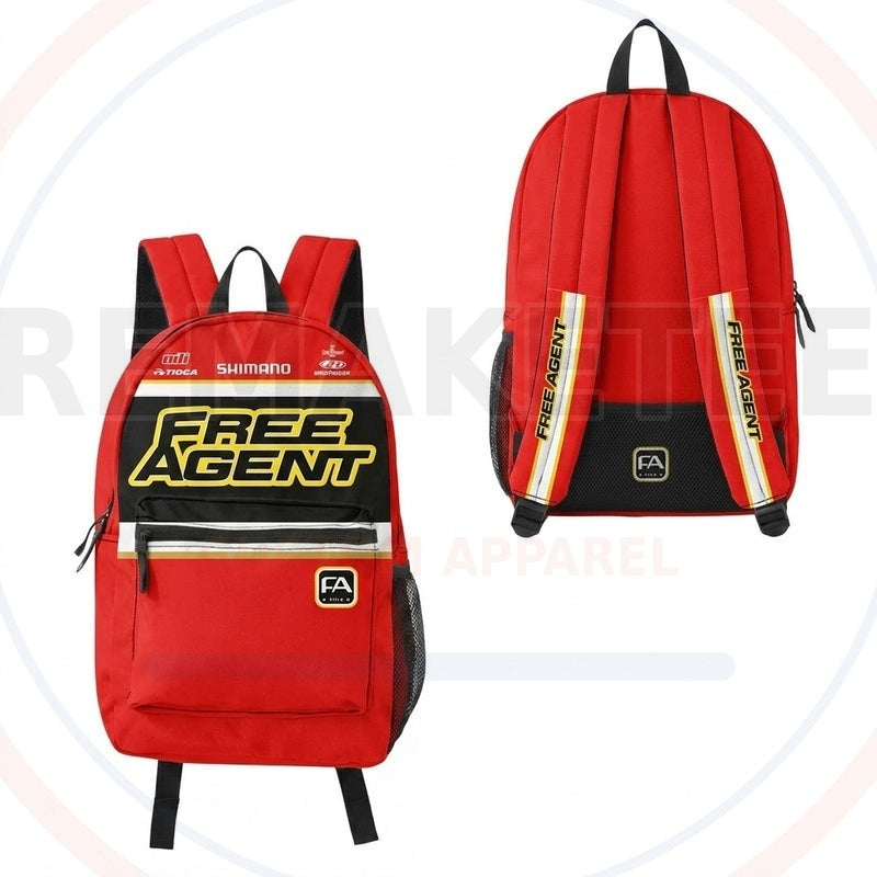 RemakeTee Custom Vintage Retro BMX Racing Backpack 042
