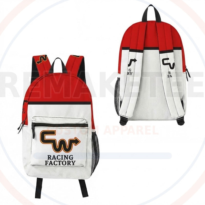 RemakeTee Custom Vintage Retro BMX Racing Backpack 086