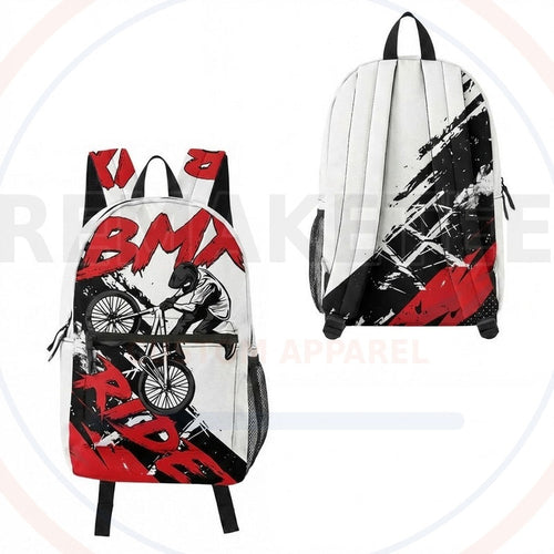 RemakeTee Custom Vintage Retro BMX Racing Backpack 108