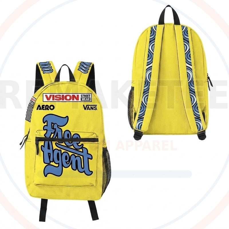RemakeTee Custom Vintage Retro BMX Racing Backpack 116