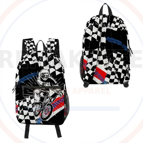 RemakeTee Custom Vintage Retro BMX Racing Backpack 120