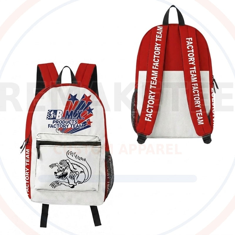 RemakeTee Custom Vintage Retro BMX Racing Backpack 160