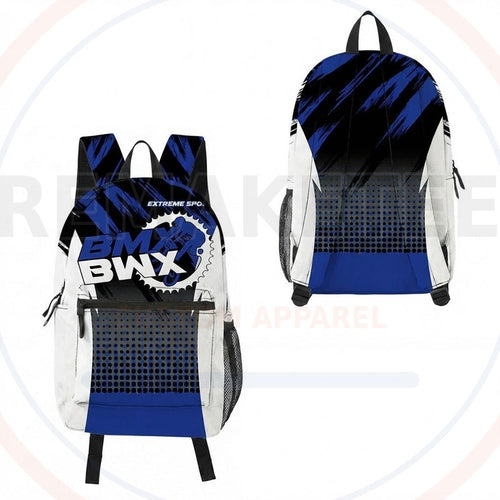 RemakeTee Custom Vintage Retro BMX Racing Backpack 166
