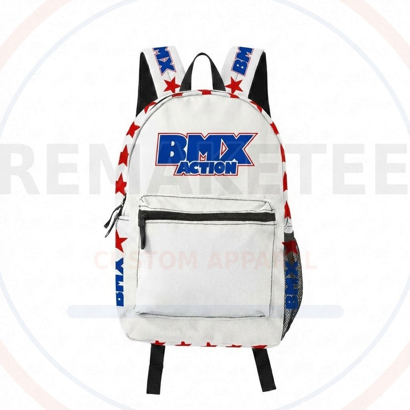 RemakeTee Custom Vintage Retro BMX Racing Backpack 176