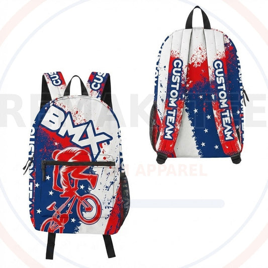 RemakeTee Custom Vintage Retro BMX Racing Backpack 183