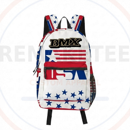 RemakeTee Custom Vintage Retro BMX Racing Backpack 189