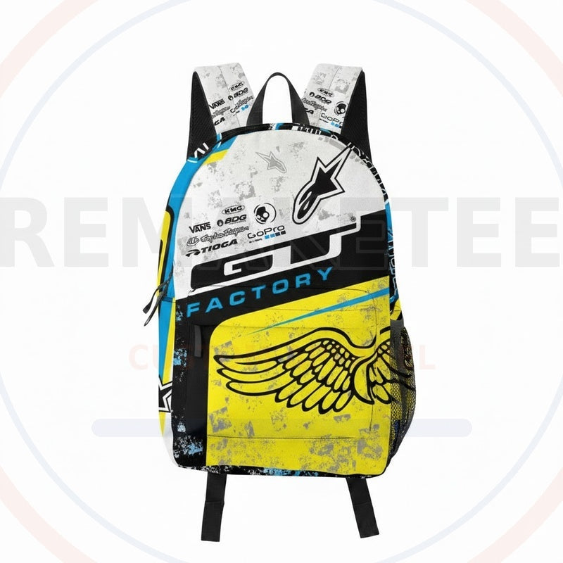 RemakeTee Custom Vintage Retro BMX Racing Backpack 193