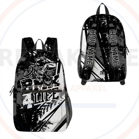 RemakeTee Custom Vintage Retro BMX Racing Backpack 195
