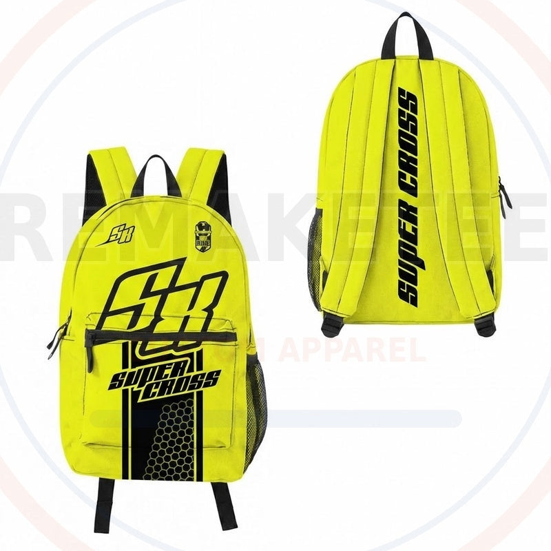 RemakeTee Custom Vintage Retro BMX Racing Backpack 213