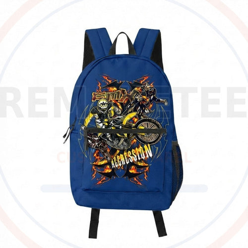 RemakeTee Custom Vintage Retro BMX Racing Backpack 237