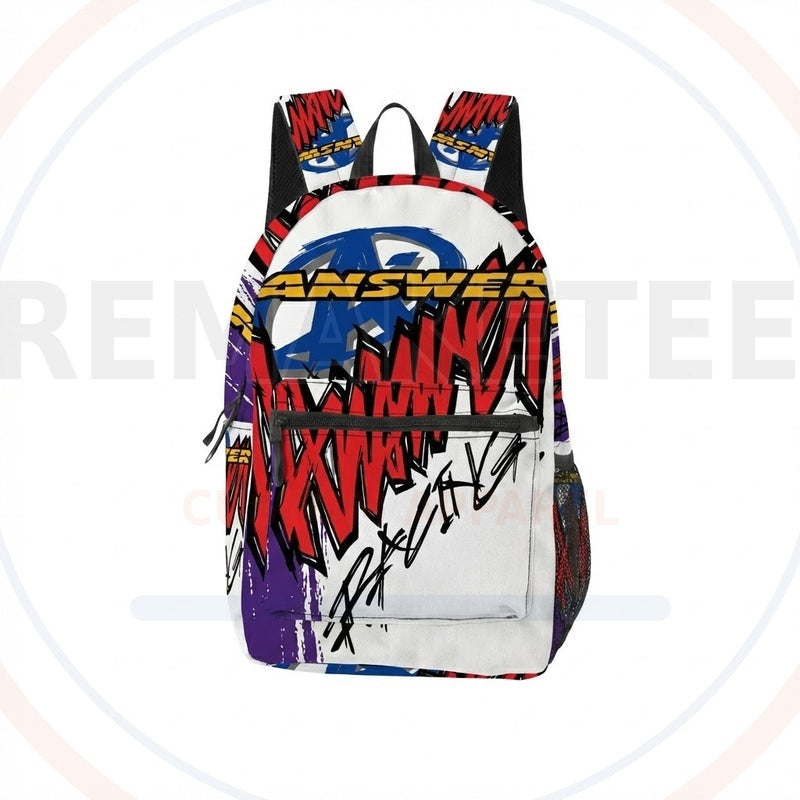 RemakeTee Custom Vintage Retro BMX Racing Backpack 250