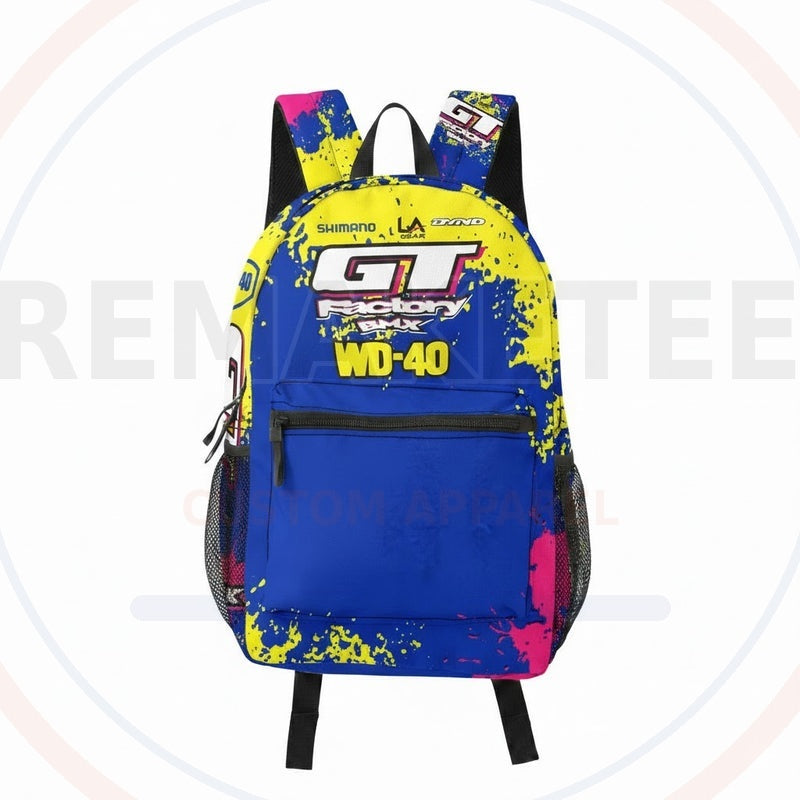 RemakeTee Custom Vintage Retro BMX Racing Backpack 301