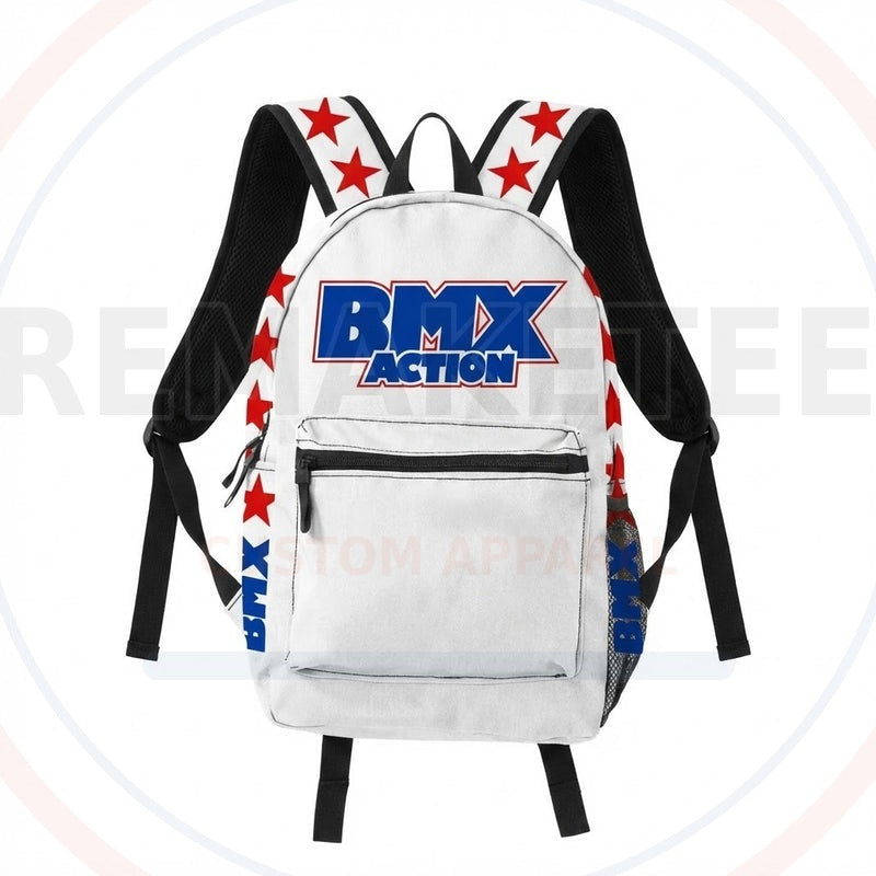 RemakeTee Custom Vintage Retro BMX Racing Backpack 303