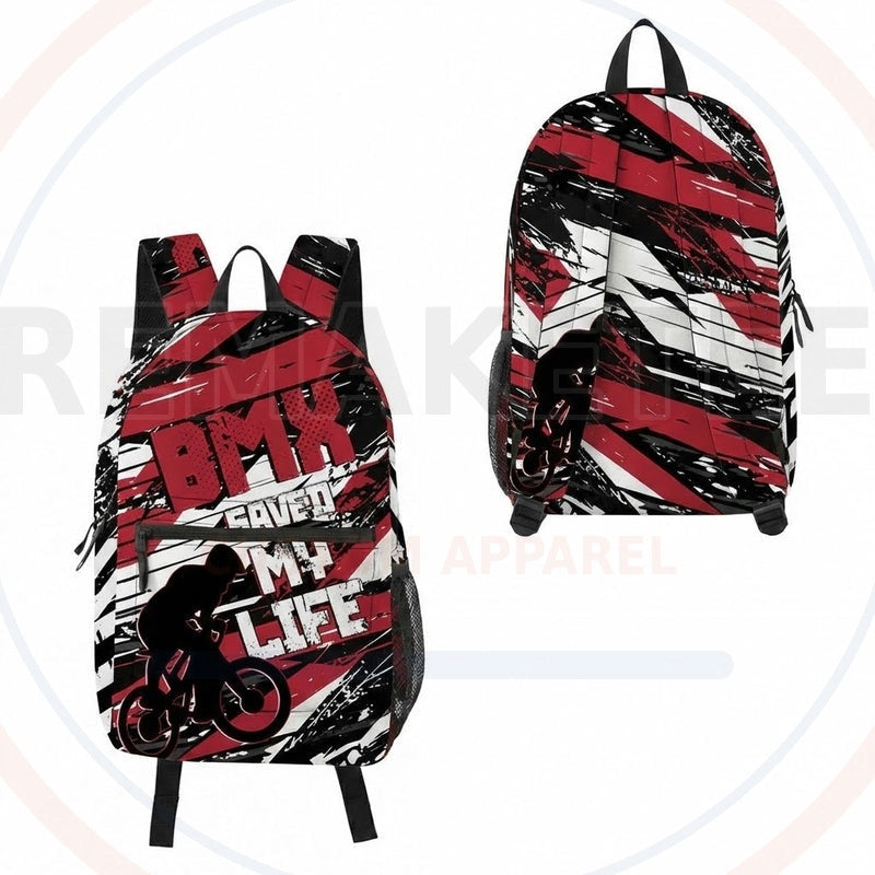 RemakeTee Custom Vintage Retro BMX Racing Backpack 314