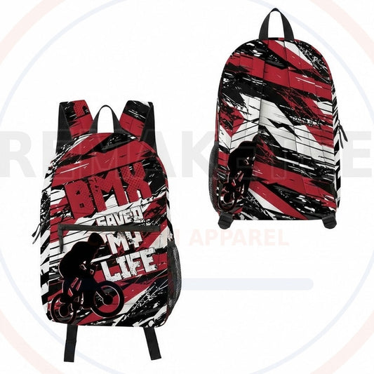 RemakeTee Custom Vintage Retro BMX Racing Backpack 314