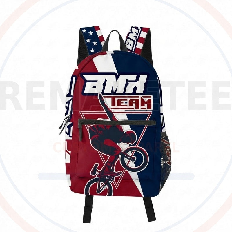RemakeTee Custom Vintage Retro BMX Racing Backpack 322