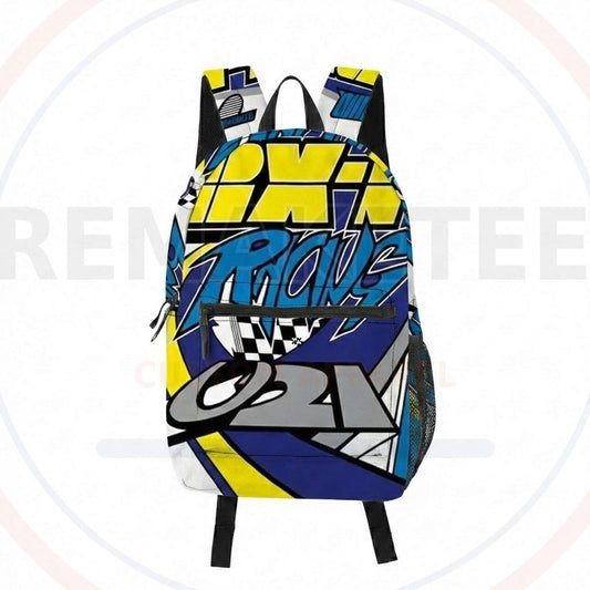 RemakeTee Custom Vintage Retro BMX Racing Backpack 338