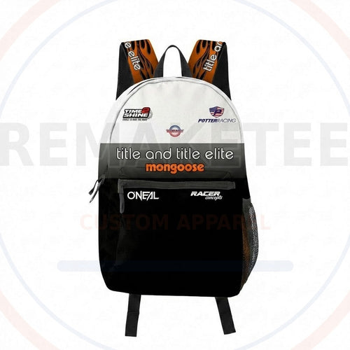 RemakeTee Custom Vintage Retro BMX Racing Backpack 344
