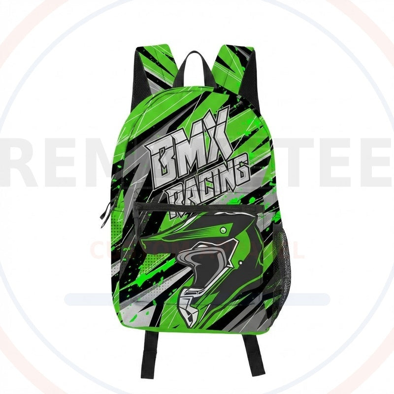 RemakeTee Custom Vintage Retro BMX Racing Backpack 356