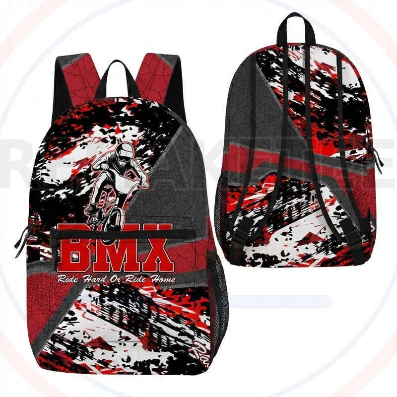RemakeTee Custom Vintage Retro BMX Racing Backpack 384