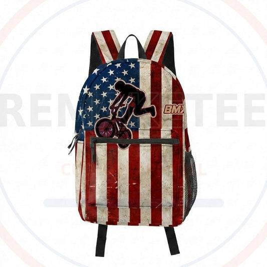 RemakeTee Custom Vintage Retro BMX Racing Backpack 395