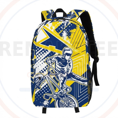 RemakeTee Custom Vintage Retro BMX Racing Backpack 408