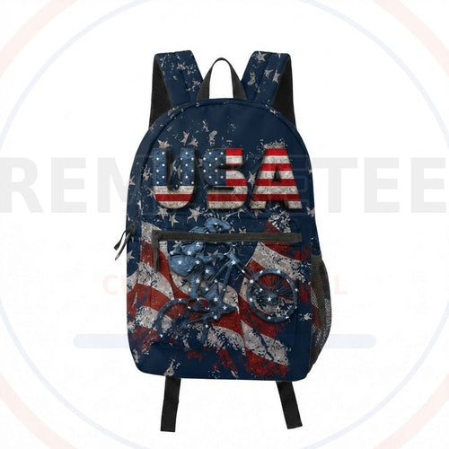 RemakeTee Custom Vintage Retro BMX Racing Backpack 419