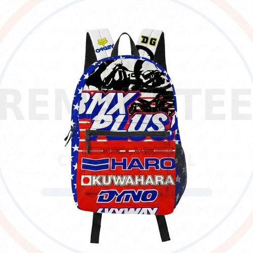 RemakeTee Custom Vintage Retro BMX Racing Backpack 434
