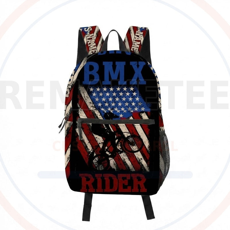 RemakeTee Custom Vintage Retro BMX Racing Backpack 437