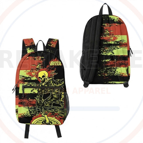 RemakeTee Custom Vintage Retro BMX Racing Backpack 446