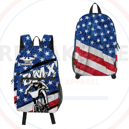 RemakeTee Custom Vintage Retro BMX Racing Backpack 450