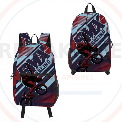 RemakeTee Custom Vintage Retro BMX Racing Backpack 460