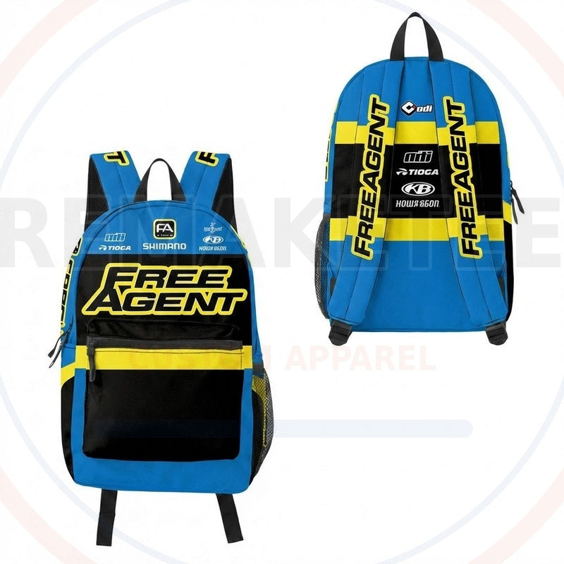 RemakeTee Custom Vintage Retro BMX Racing Backpack 467