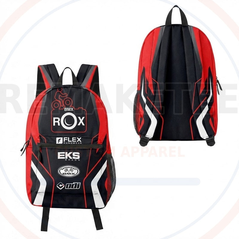 RemakeTee Custom Vintage Retro BMX Racing Backpack 468