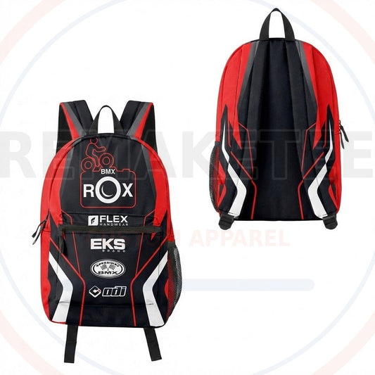 RemakeTee Custom Vintage Retro BMX Racing Backpack 468