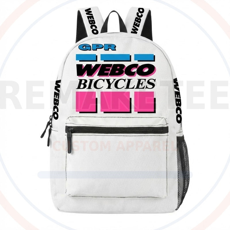 RemakeTee Custom Vintage Retro BMX Racing Backpack 492