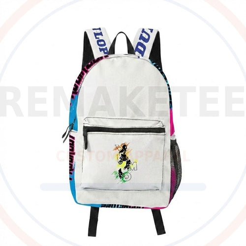 RemakeTee Custom Vintage Retro BMX Racing Backpack 514