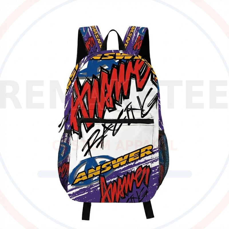 RemakeTee Custom Vintage Retro BMX Racing Backpack 529