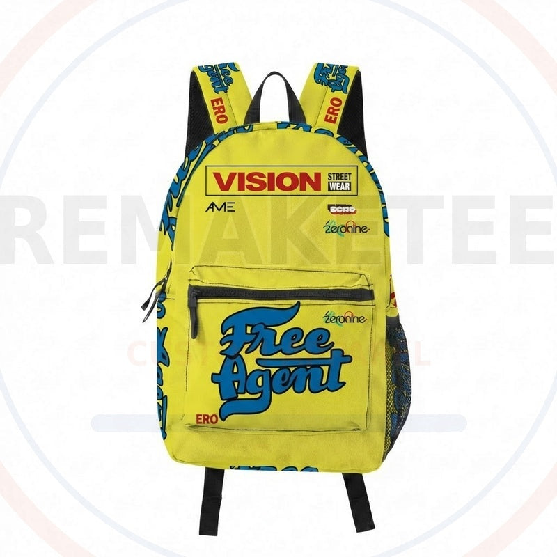 RemakeTee Custom Vintage Retro BMX Racing Backpack 540