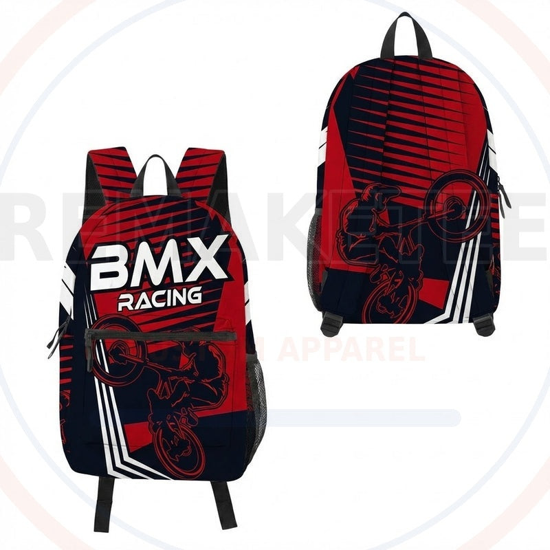 RemakeTee Custom Vintage Retro BMX Racing Backpack 550
