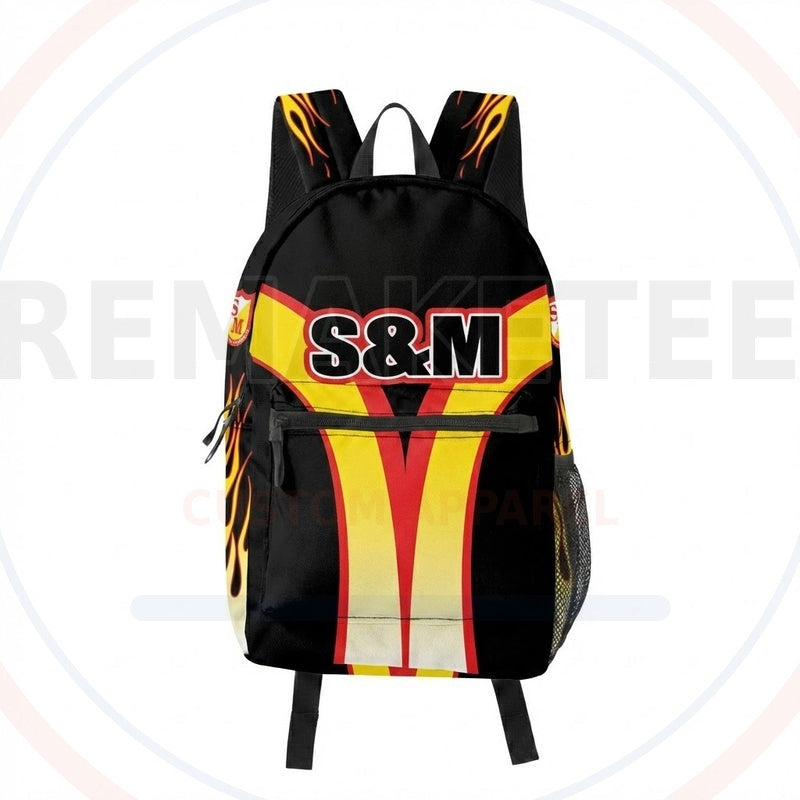 RemakeTee Custom Vintage Retro BMX Racing Backpack 568