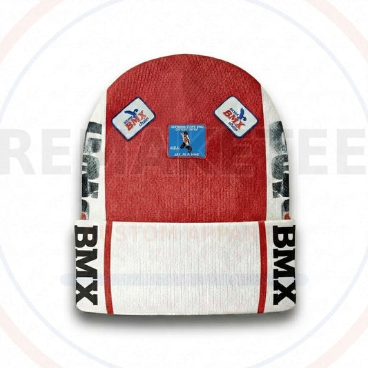 RemakeTee Custom Vintage Retro BMX Racing Beanie 025