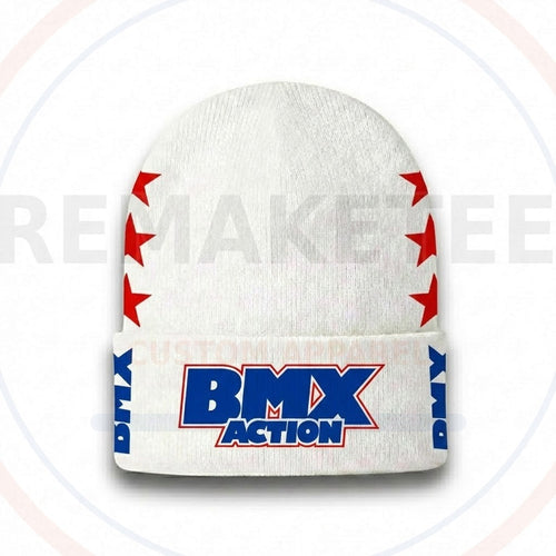 RemakeTee Custom Vintage Retro BMX Racing Beanie 195