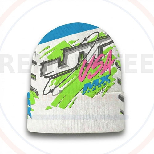 RemakeTee Custom Vintage Retro BMX Racing Beanie 416
