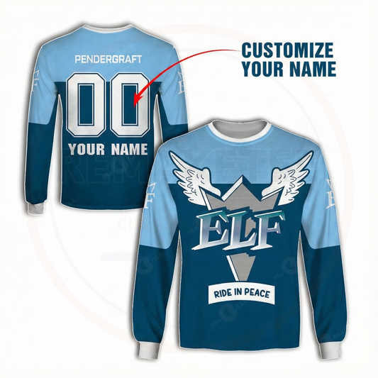 RemakeTee ELF Racing Custom Vintage Retro BMX Racing Jersey 078