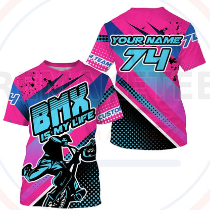 RemakeTee Custom Vintage Retro BMX Racing Jersey 836