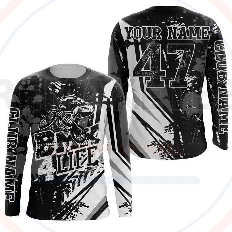 RemakeTee Custom Vintage Retro BMX Racing Jersey 838