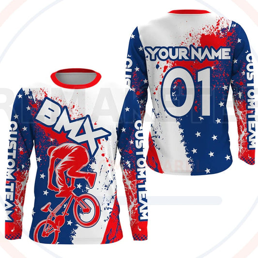 RemakeTee Custom Vintage Retro BMX Racing Jersey 839