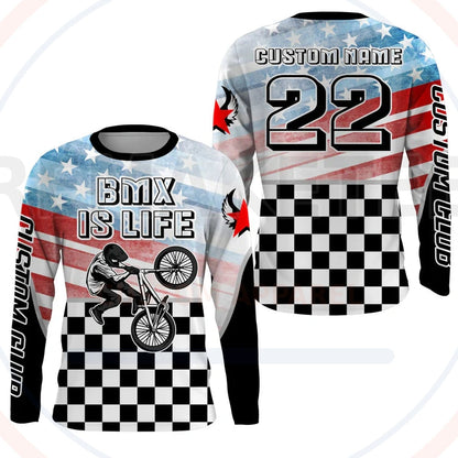 RemakeTee Custom Vintage Retro BMX Racing Jersey 846